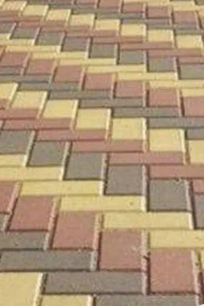 Тротуарна плитка Цеглинка 40 персик